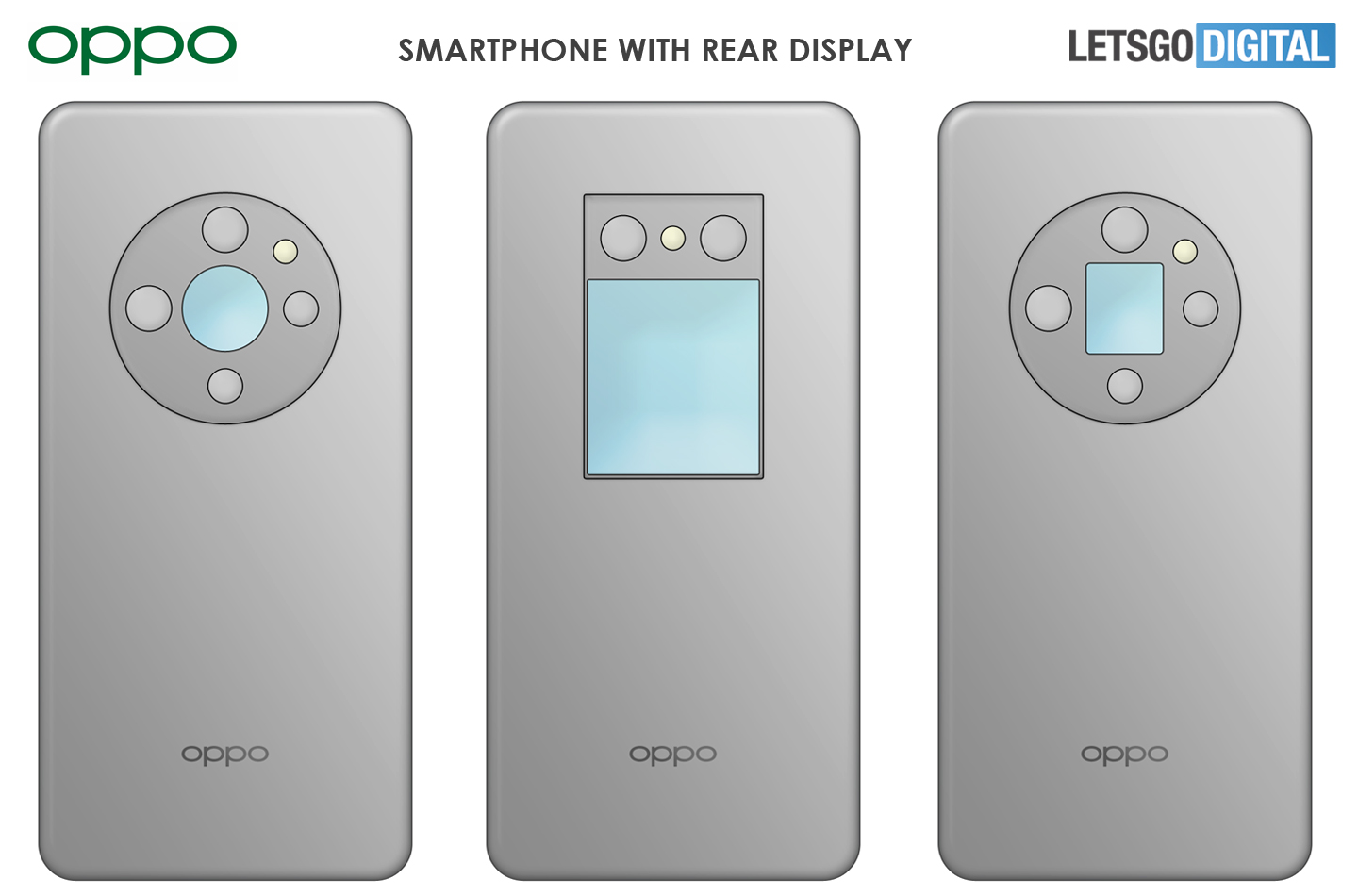 Oppo smartphone display