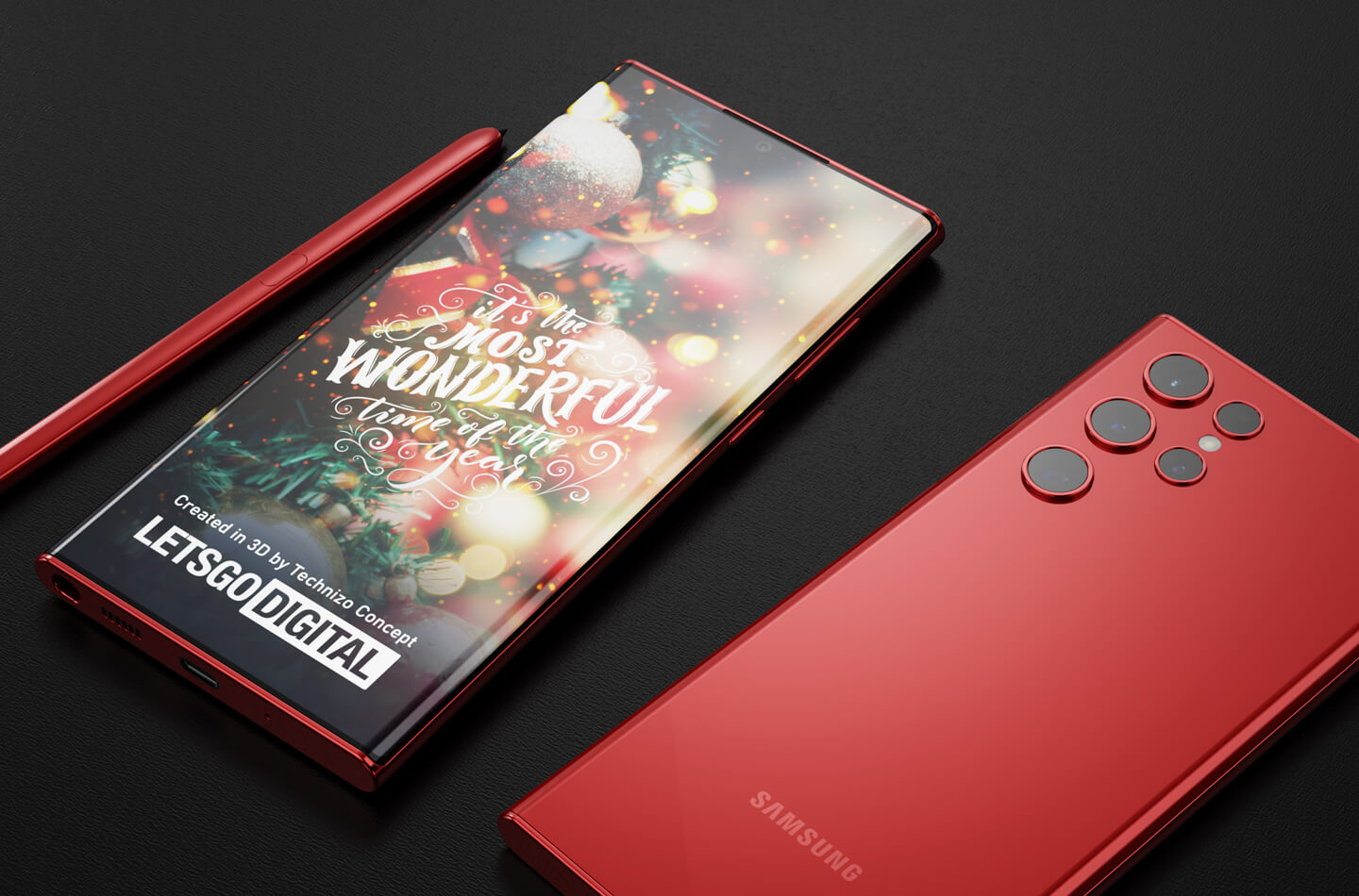 samsung 22 ultra red