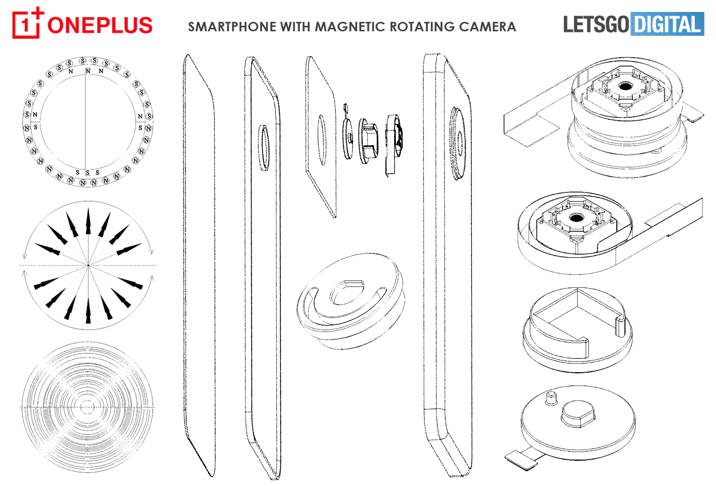 OnePlus smartphone rotating camera