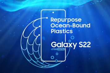 Samsung Galaxy S22 gerecycled plastic