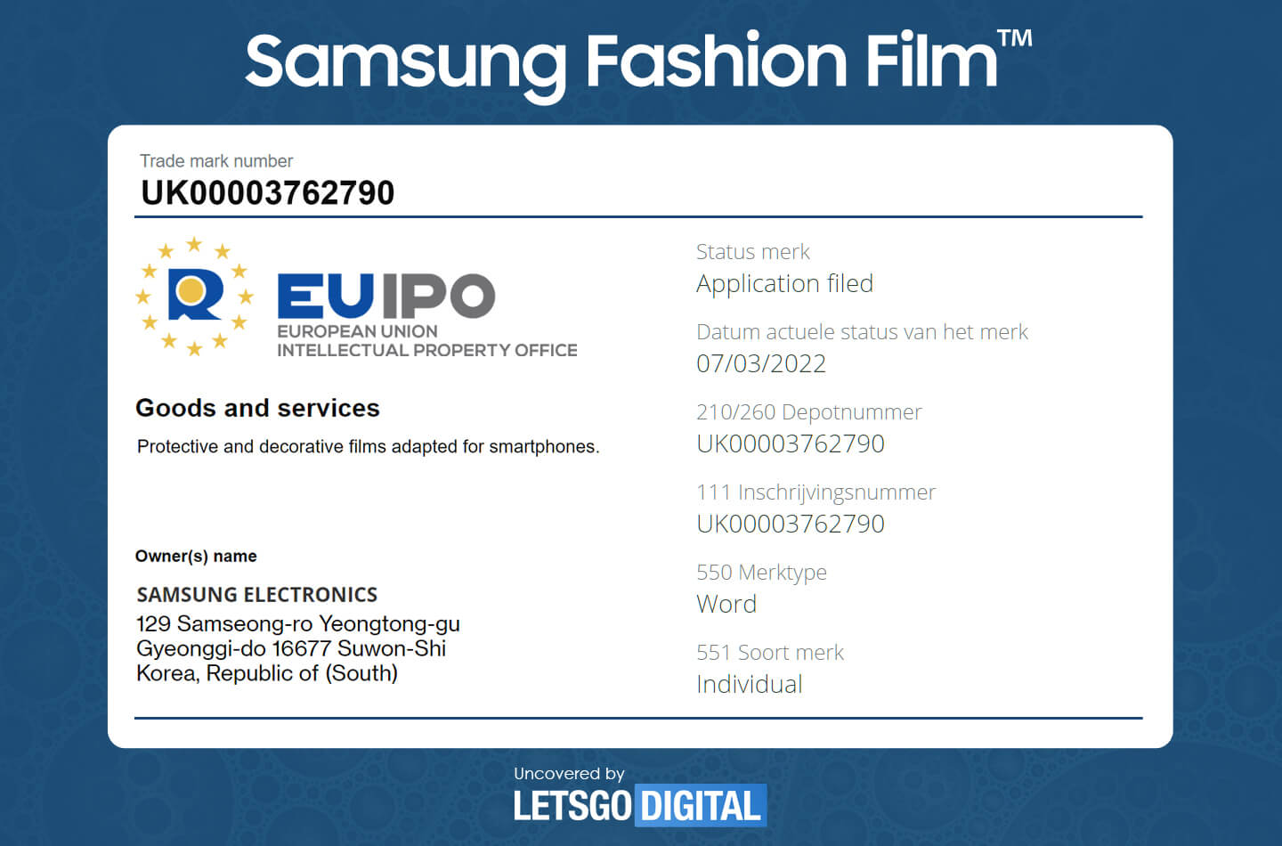 Samsung Fashion Film