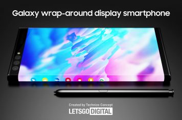 Samsung wrap-around display smartphone