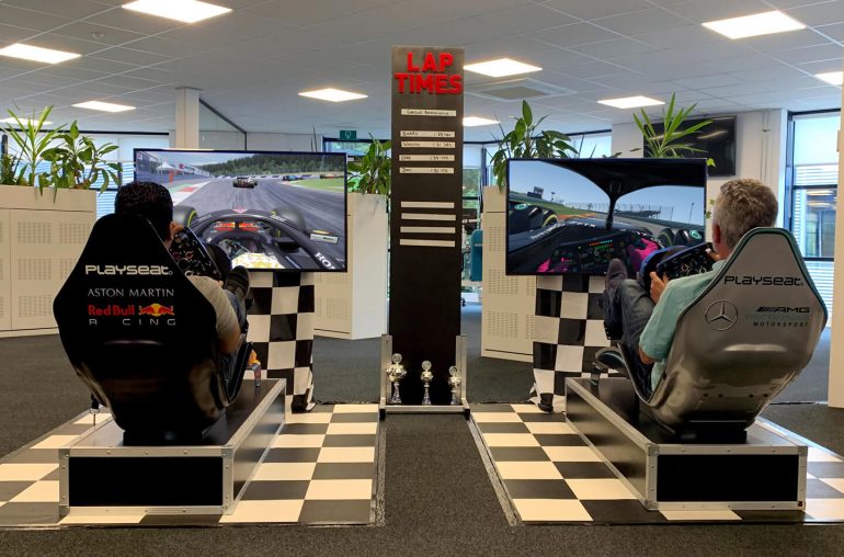 F1 race simulator huren